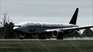 preview picture of video '[FSX HD] Stormy Landing @ Hiroshima'