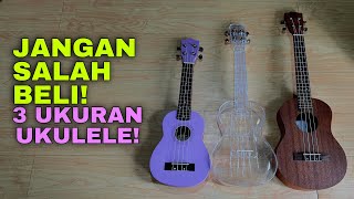 Download lagu Pemula Wajib Nonton! 3 Ukuran Ukulele | Soprano, Concerto Dan Tenor mp3
