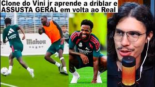 🔥TÁ PARECENDO O ORIGINAL!! VINI JR SE REAPRESENTA NO REAL QUE TEM VOLTAS DE RODYGO E MILITÃO!!