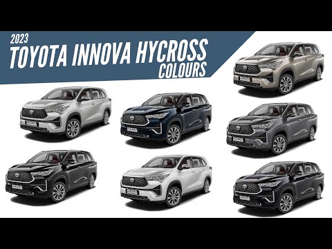 2023 Toyota Innova Hycross - All Color Options - Images