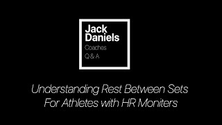 Dr. Jack Daniels On How To Manage Active Rest Between Intervals