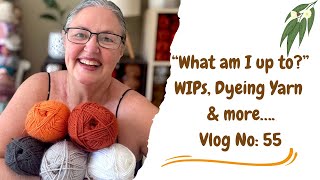 VLOG No: 55, WIPs Yarn, Crochet Blankets & more 😉😆🍃🌾🌿 #crocheter #crochetvlog