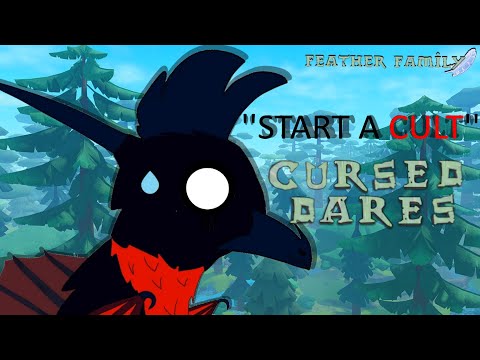 Doing Your CURSED DARES in Feather Family! (Roblox)
