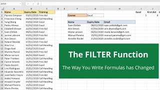 Excel FILTER Function - Is this the Best Excel Function?