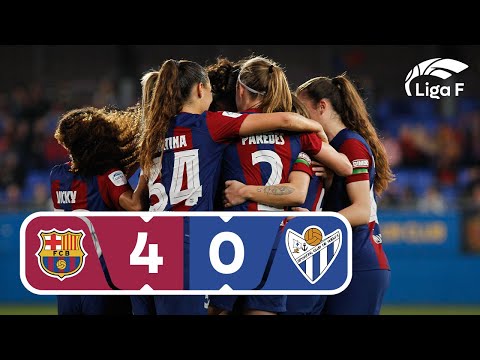 Resumen del FC Barcelona vs Sporting Club de Huelva | Jornada 16 | Liga F