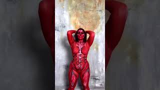 Download lagu HUXLEY SCHOOL OF MAKEUP 💔👺🍒Happy New Year! #shorts #makeupschool #makeup #bodypaint mp3