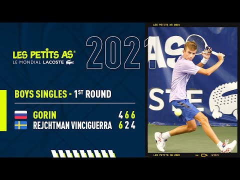 Les Petits As 2021 | Boys 1st Round | Egor Gorin vs. William Rejchtman Vinciguerra