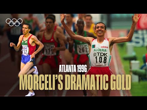 Noureddine Morceli 🥇 The Dramatic Finish! | Men's 1500m Atlanta 1996 Olympics