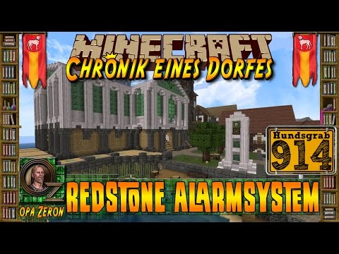 Minecraft #914-Chronik eines Dorfes-Redstone Alarmsystem[HD+Deutsch]