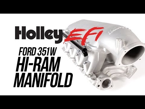Holley EFI Ford 351W Hi-Ram Manifold
