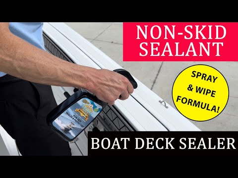How to Seal Non-Skid Deck on a Boat | Nautical One Marine Care