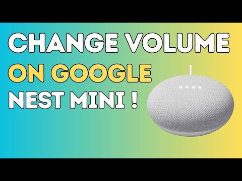 Google Nest Mini - How to Change Volume !