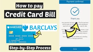 Barclays credit card bill payment | How to pay Barclays Credit Card bill online and what if not pay