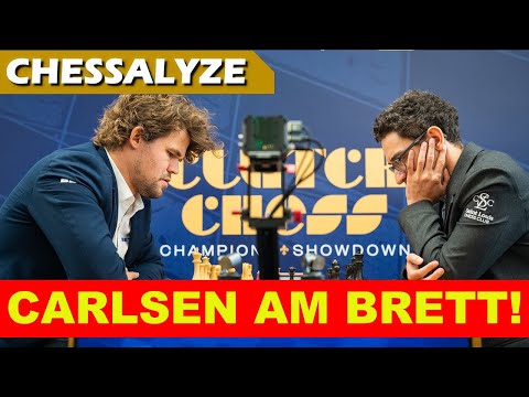 Chaotic rapid chess🤪| Caruana vs. Carlsen | Clutch Chess 2025 Day 1