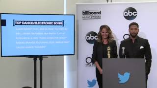 Jussie Smollet Announces Top Dance/Electronic Song Finalists - BBMA Nominations 2015