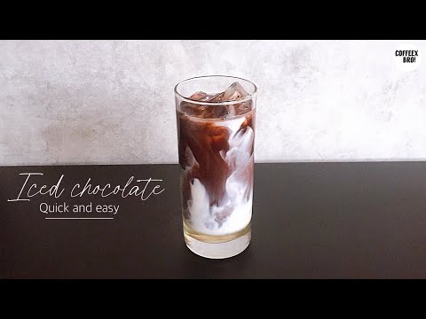 Iced Chocolate (quick and easy recipe)