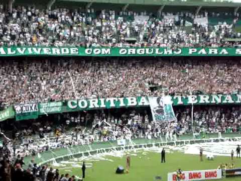 Entrada em campo do Coritiba, Coritiba 0 x 0 Parana Clube 23/10/10