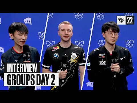 Group Stage Day 2 인터뷰 | 10.09 | 2022 월드 챔피언십