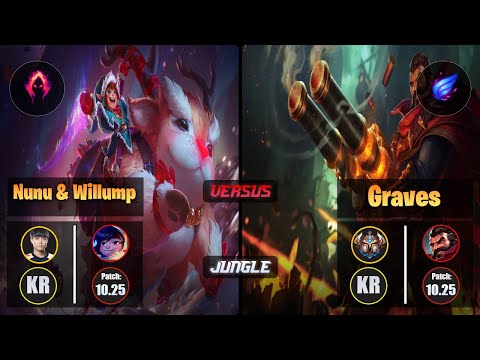 Cuzz NUNU & WILLUMP (Jungle) [Dark Harvest] VS GRAVES - Challenger KR Patch 10.25