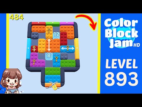Color Block Jam Level 484 (893) Solution Walkthrough