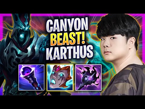 CANYON IS A BEAST WITH KARTHUS! - GEN Canyon Plays Karthus JUNGLE vs Lillia! | Season 2024