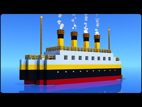 How To Make The Titanic In Minecraft | City Tutorial