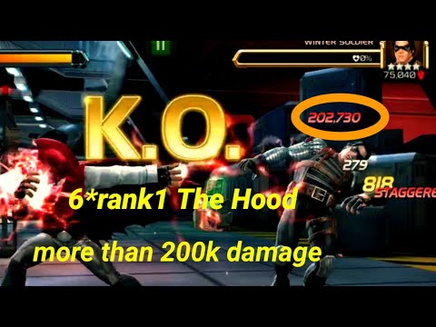 6 star R1 The Hood | more than 200k damage😱 | Marvel Contest of Champions #mcoc