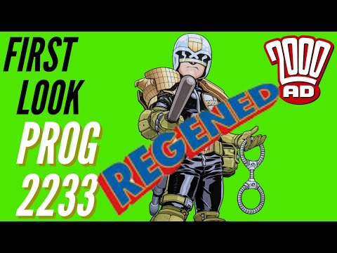 2000AD PROG 2233 FIRST LOOK - Subscriber Unbagging - Classic UK Comic Book