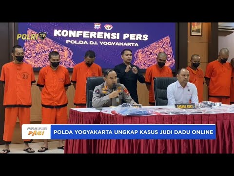 POLDA DIY AMANKAN 7 TERSANGKA KASUS TINDAK PIDANA JUDI DADU ONLINE
