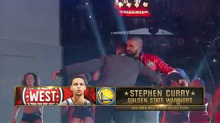 NBA 2016 All-Star Game Toronto - Player Introductions (starters and bench) HD