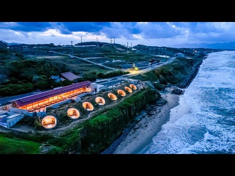 Staying at a Spaceship-Like Hotel Built into the Cliffs of the Sea of Japan | IZUMO HOTEL THE CLIFF