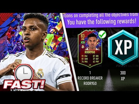 GET 83 RECORD BREAKER RODRYGO QUICKLY! FIFA 21 OBJECTIVE GUIDE
