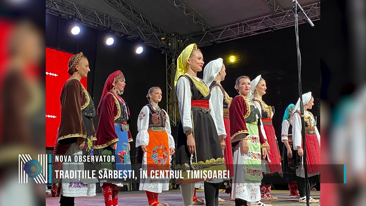 Tradițiile sârbești, în centrul Timișoarei