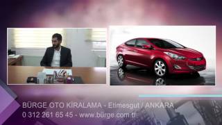 BÜRGE OTO KİRALAMA - ANKARA ETİMESGUT ARAÇ KİRALAMA