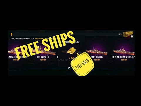 Battle of Warships - Opening Rare/Epic Container #1 (How to get FREE Ships and Gold)