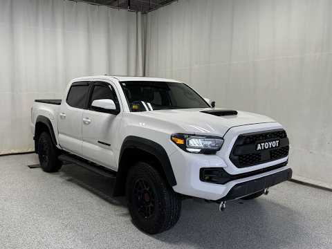 2023 Toyota Tacoma in White for sale at Park Mazda in Sherwood Park, AB