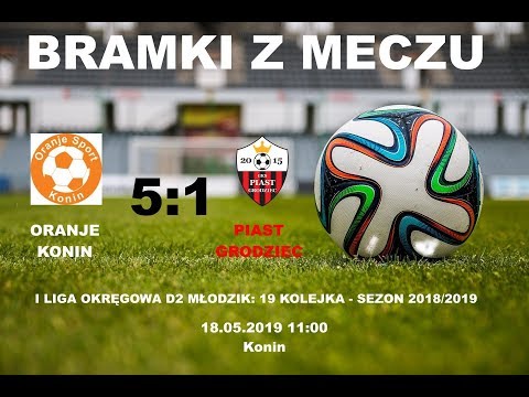 Bramki z meczu Oranje Konin - Piast Grodziec młodzik