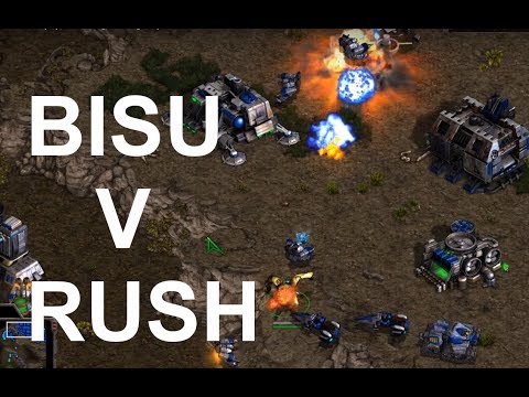 Bisu (P) v Rush (T) on Fighting Spirit - SC - Brood War REMASTERED