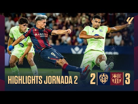 HIGHLIGHTS J2 | Levante UD 2-3 FC Barcelona