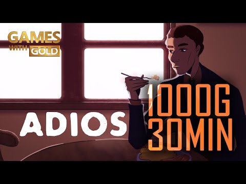 Adios | All Achievements in 30 Minutes Guide - [Games with Gold] - Easy 1000G