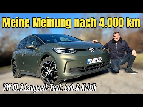 VW ID.3: Meine Erfahrung nach 4.000 Kilometern - so schlimm ist er doch gar nicht!?! Test | 2024