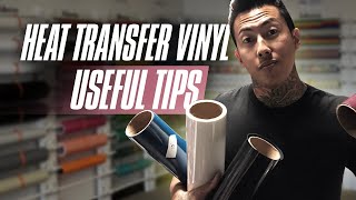 Heat Transfer Vinyl Tips for Beginners - 5 Useful Heat Transfer Vinyl Tips