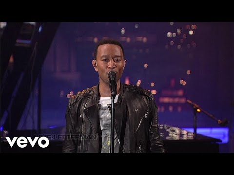 John Legend - The Beginning... (Live on Letterman)