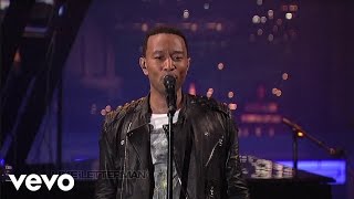 John Legend - The Beginning... (Live on Letterman)