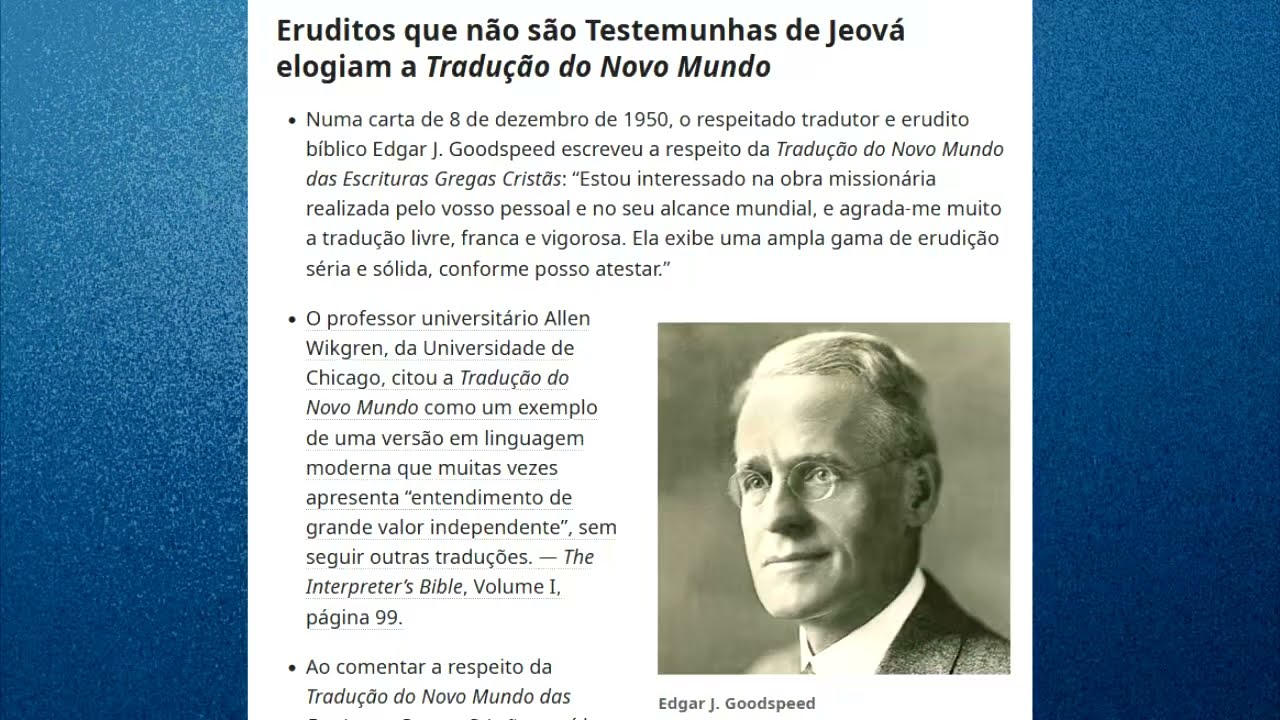 Refutação: As Testemunhas de Jeová adulteraram a Bíblia?