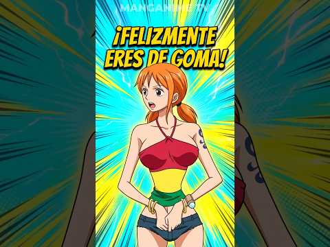 Nami descubre la MEJOR ventaja de que Luffy sea de goma ⚡️😂 #nami #luffy #strongworld #onepiece