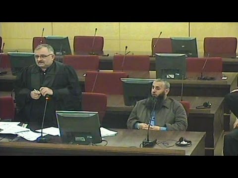 Imam Beganović na suđenju Bilalu Bosniću