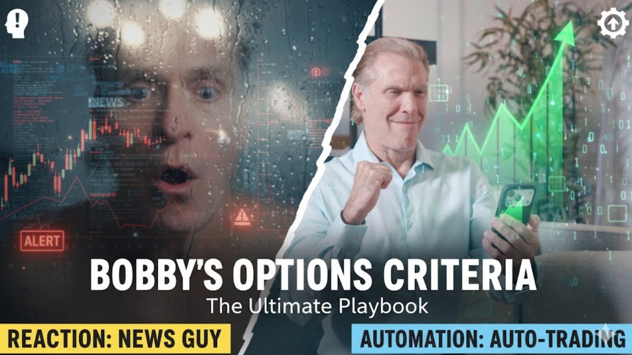 Reaction vs. Automation: The News Guy | Bobby Automated Options Criteria | DataSnap