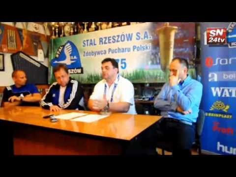 Konferencja prasowa po meczu Stal Rzeszów   Olimpia Elbląg