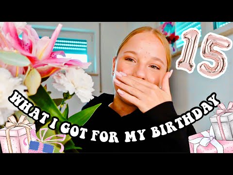 WHAT I GOT FOR MY BIRTHDAY 💕🎂 ENDLICH 15 🥳 SO TOLLE GESCHENKE! 🎁 HEY ISI